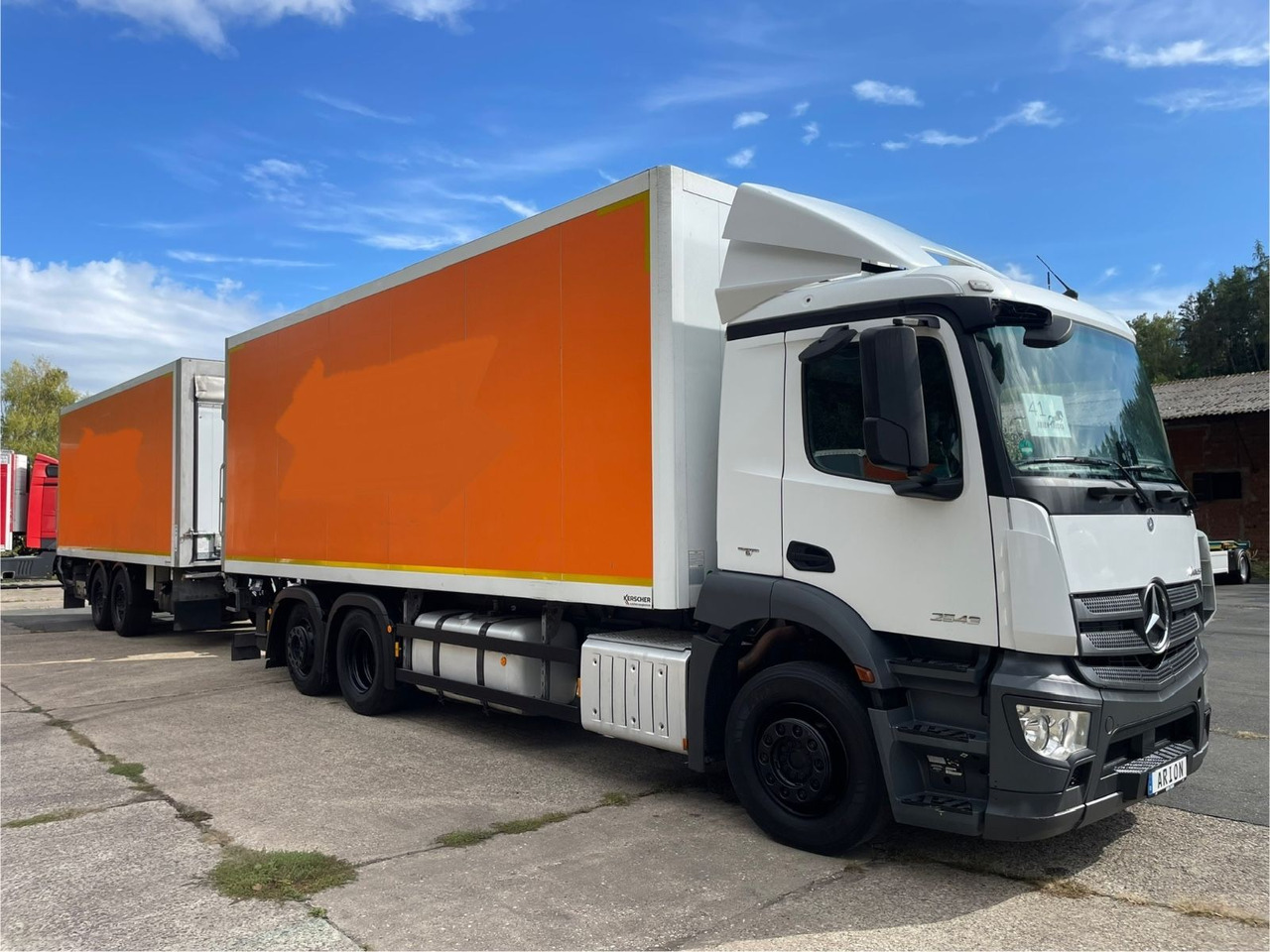 Mercedes-Benz Antos 2543 6x2 Kühlkoffer/CARRIER/KERSCHER/NLA - 냉동탑차 : 사진 1 Mercedes-Benz Antos 2543 6x2 Kühlkoffer/CARRIER/KERSCHER/NLA - 냉동탑차 : 사진 1