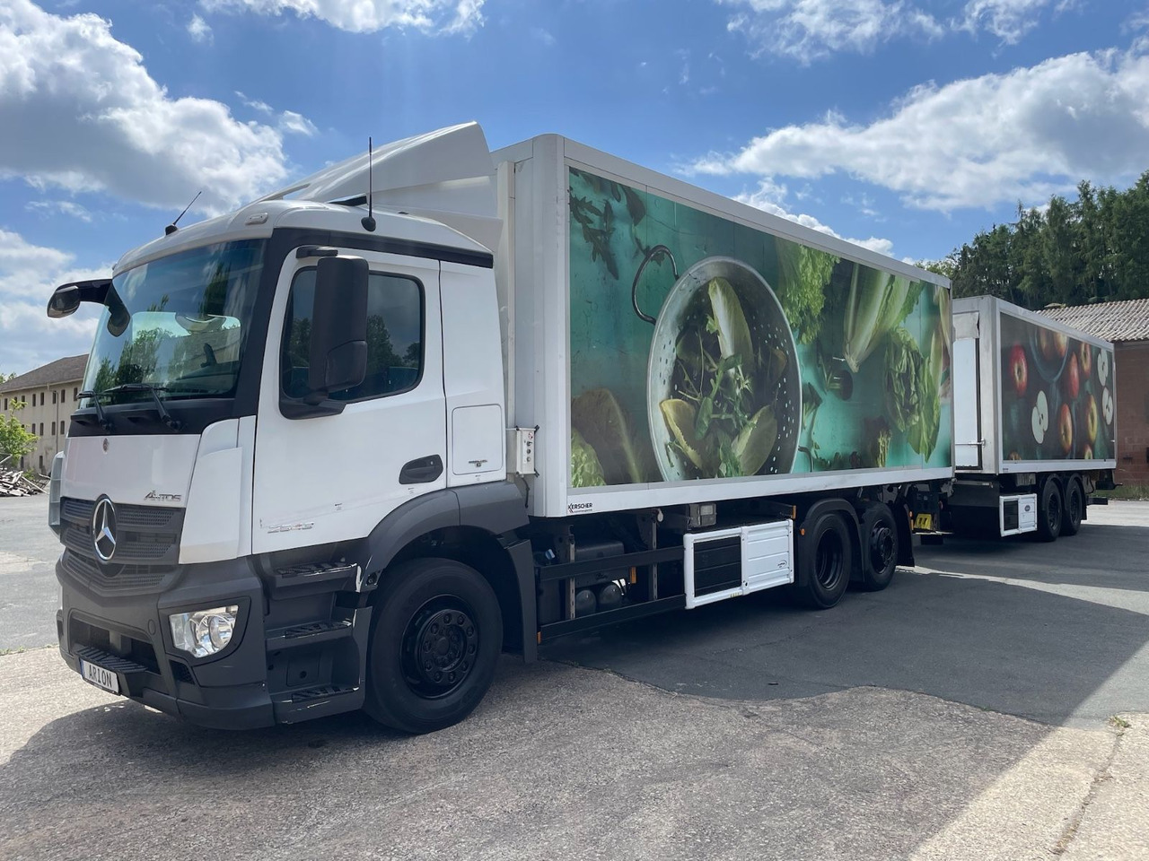 Mercedes-Benz Antos 2543 6x2 Kühlkoffer/CARRIER/KERSCHER/NLA - 냉동탑차 : 사진 2 Mercedes-Benz Antos 2543 6x2 Kühlkoffer/CARRIER/KERSCHER/NLA - 냉동탑차 : 사진 2