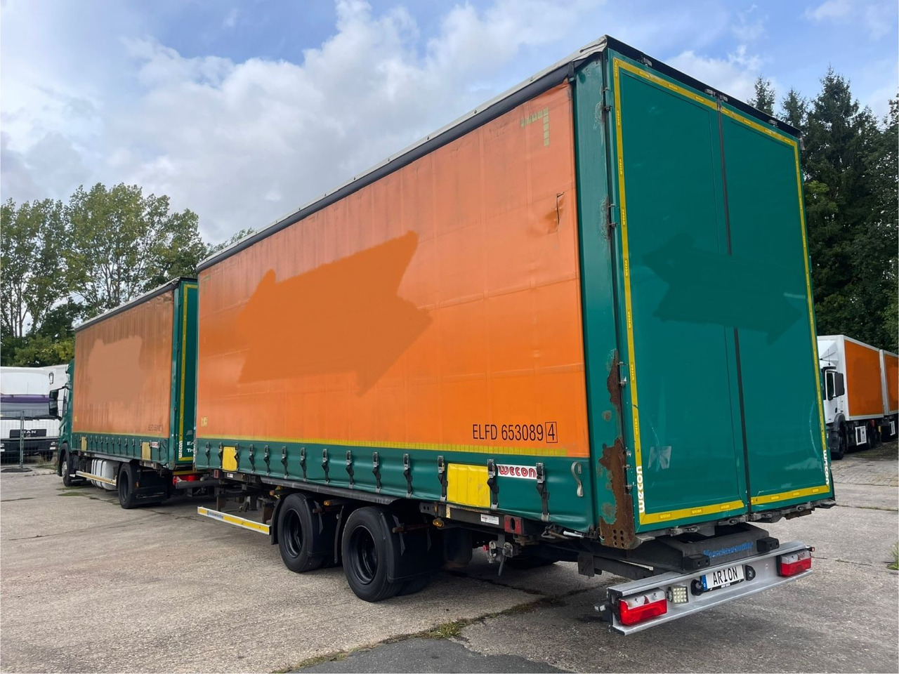 Scania G450 Pritsche+Plane/ANHÄNGER/KOTSCHENREUTHER - 커튼사이더 트럭 : 사진 3 Scania G450 Pritsche+Plane/ANHÄNGER/KOTSCHENREUTHER - 커튼사이더 트럭 : 사진 3