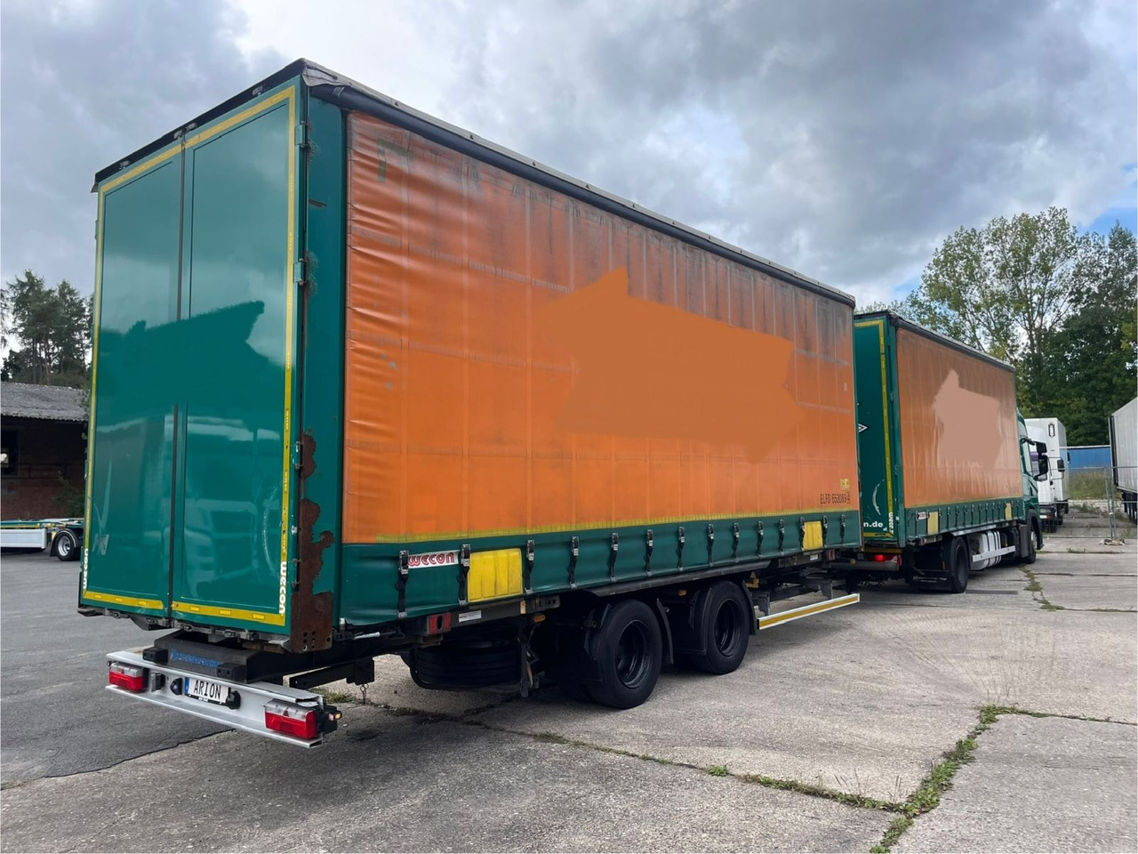 Scania G450 Pritsche+Plane/ANHÄNGER/KOTSCHENREUTHER - 커튼사이더 트럭 : 사진 4 Scania G450 Pritsche+Plane/ANHÄNGER/KOTSCHENREUTHER - 커튼사이더 트럭 : 사진 4