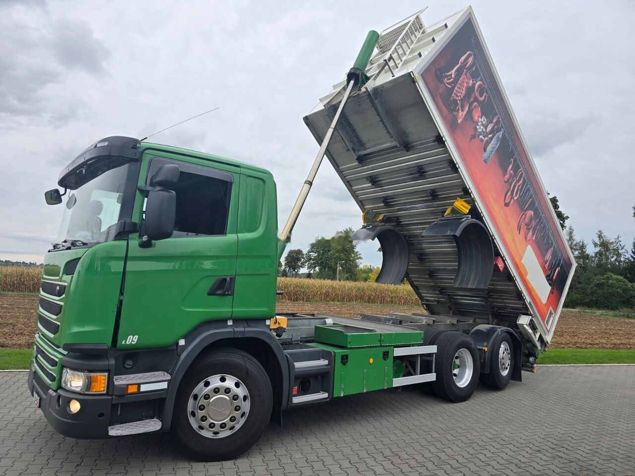 Scania G 490 - 덤프트럭 : 사진 2 Scania G 490 - 덤프트럭 : 사진 2
