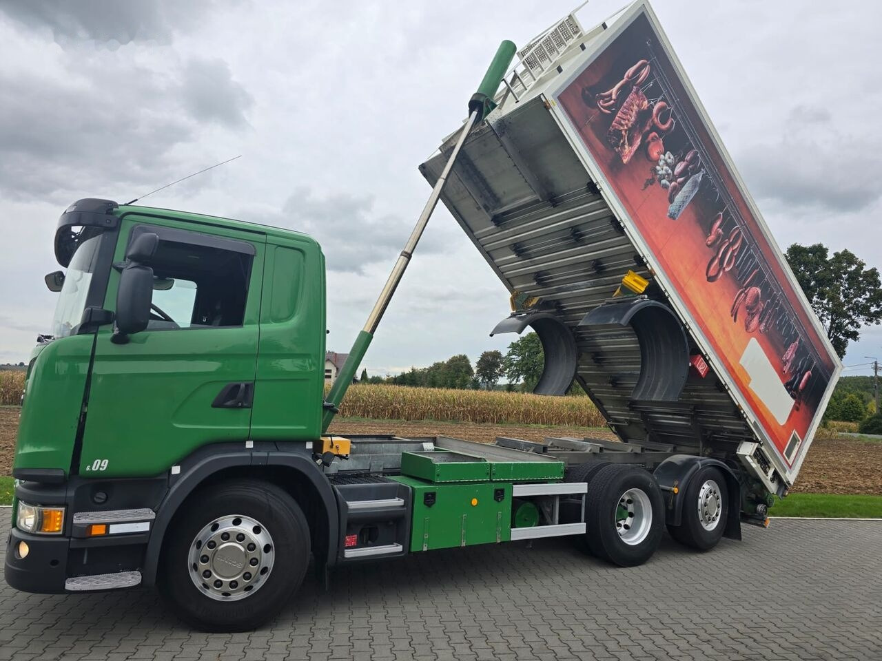Scania G 490 - 덤프트럭 : 사진 1 Scania G 490 - 덤프트럭 : 사진 1