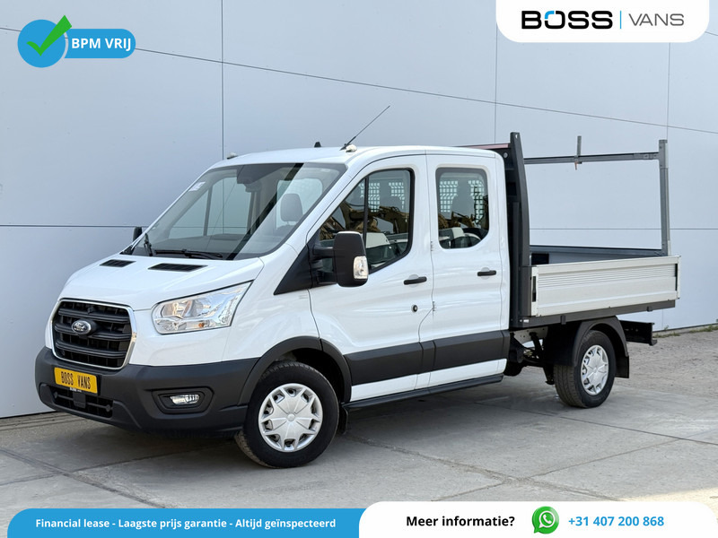 Ford Transit 350 2.0 TDCI 130PK L3H1 DC Trend Open Laadbak Pritische 6 zitplaatsen Airco Cruise Control - 플랫베드 밴, 콤비 밴 : 사진 1 Ford Transit 350 2.0 TDCI 130PK L3H1 DC Trend Open Laadbak Pritische 6 zitplaatsen Airco Cruise Control - 플랫베드 밴, 콤비 밴 : 사진 1