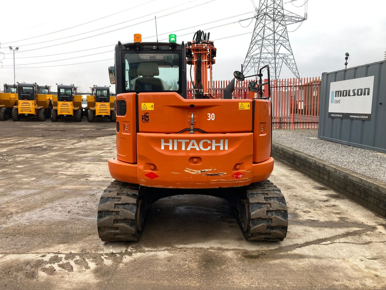 Hitachi ZX85USBR-6 2PB - 미니 굴삭기 : 사진 4 Hitachi ZX85USBR-6 2PB - 미니 굴삭기 : 사진 4