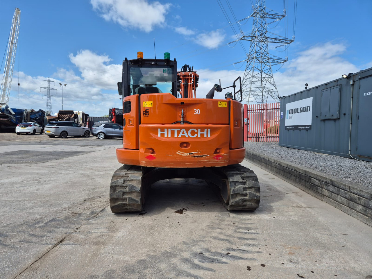 Hitachi ZX85USBR-6 2PB - 미니 굴삭기 : 사진 4 Hitachi ZX85USBR-6 2PB - 미니 굴삭기 : 사진 4