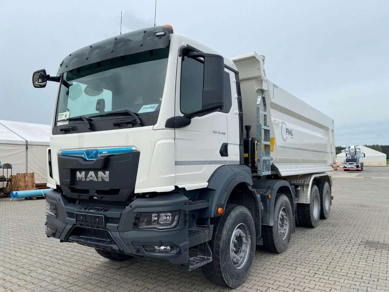 MAN TGS 41.400 8x4 EURO2 FML KIPPER 21M3 - 덤프트럭 : 사진 2 MAN TGS 41.400 8x4 EURO2 FML KIPPER 21M3 - 덤프트럭 : 사진 2