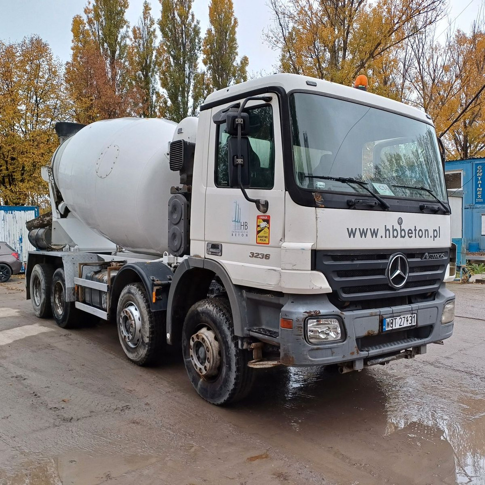 Mercedes-Benz ACTROS 3236 INTERMIX 9M3 - 콘크리트 믹서 트럭 : 사진 1 Mercedes-Benz ACTROS 3236 INTERMIX 9M3 - 콘크리트 믹서 트럭 : 사진 1