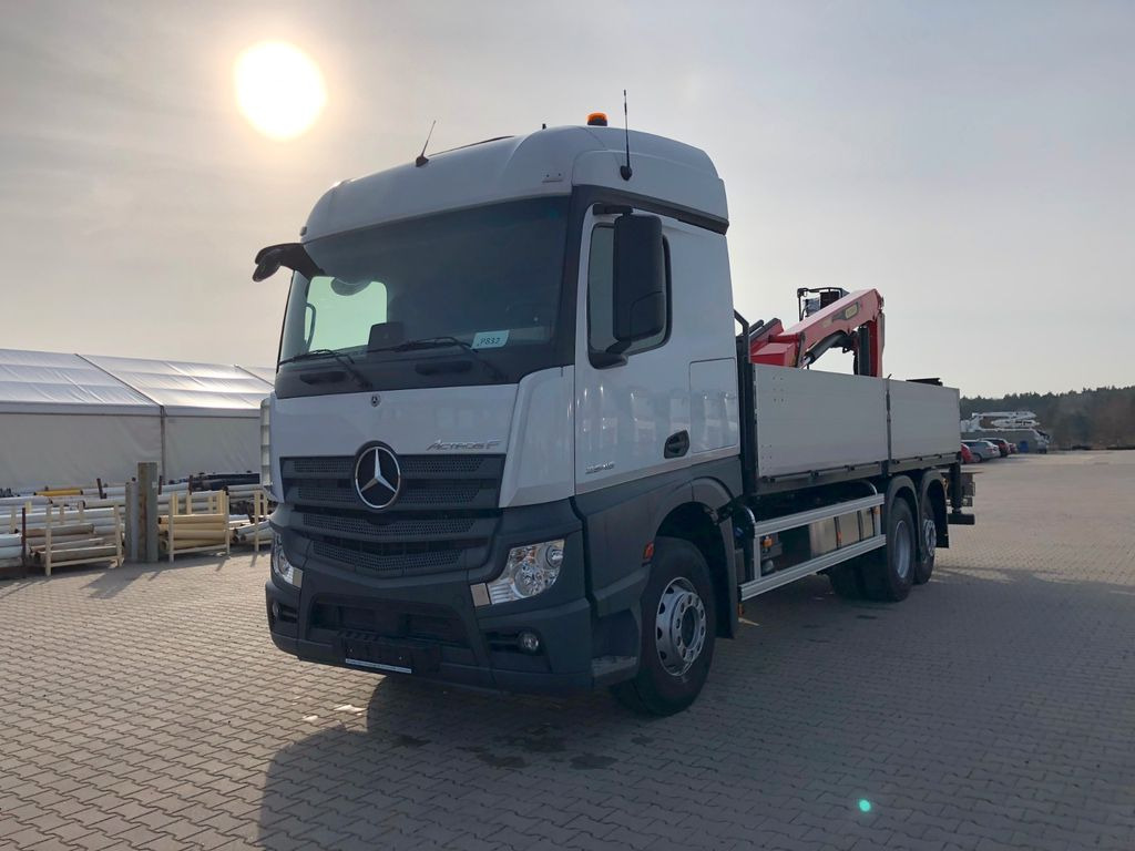 Mercedes-Benz ACTROS F 2646 PALFINGER PK 20.501 L - 드롭사이드/ 플랫베드 트럭, 크레인 트럭 : 사진 2 Mercedes-Benz ACTROS F 2646 PALFINGER PK 20.501 L - 드롭사이드/ 플랫베드 트럭, 크레인 트럭 : 사진 2