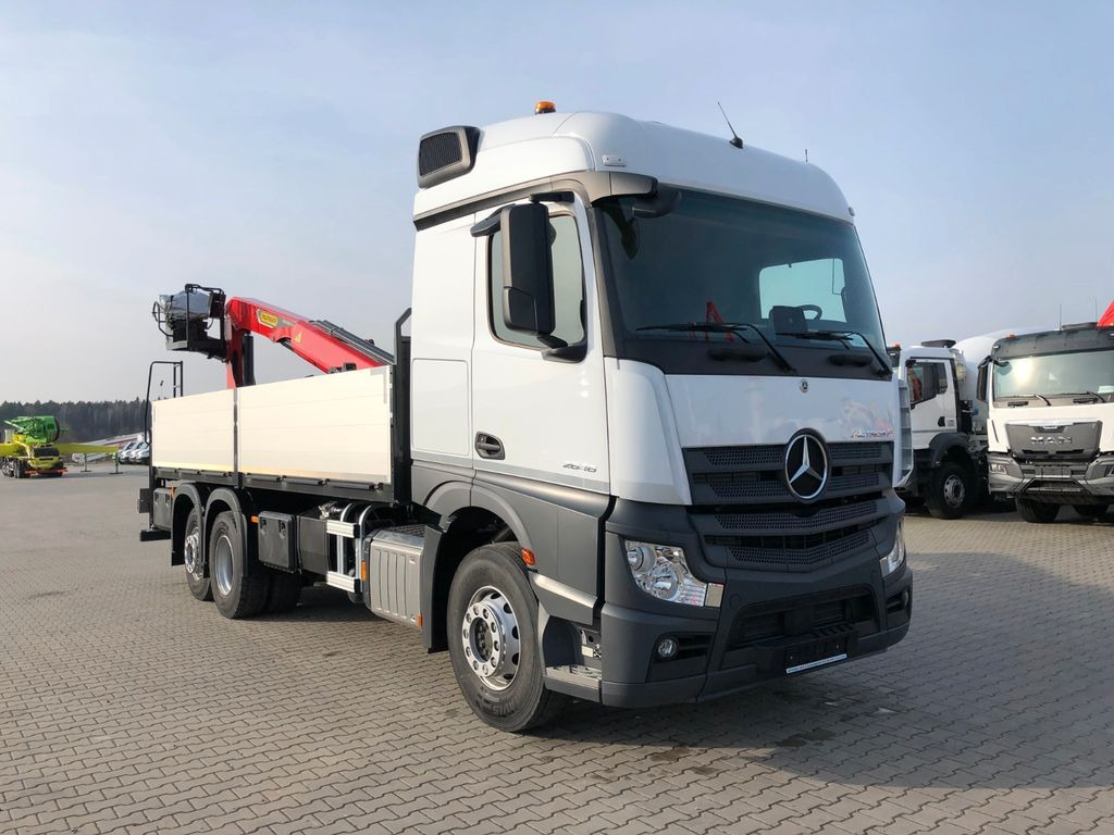Mercedes-Benz ACTROS F 2646 PALFINGER PK 20.501 L - 드롭사이드/ 플랫베드 트럭, 크레인 트럭 : 사진 1 Mercedes-Benz ACTROS F 2646 PALFINGER PK 20.501 L - 드롭사이드/ 플랫베드 트럭, 크레인 트럭 : 사진 1