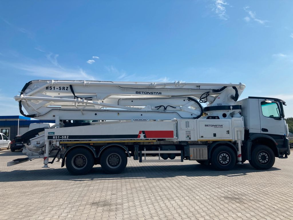 Mercedes-Benz AROCS 4451 6350 mm BETONSTAR H51.20 Verfügbar - 콘크리트 펌프 트럭 : 사진 3 Mercedes-Benz AROCS 4451 6350 mm BETONSTAR H51.20 Verfügbar - 콘크리트 펌프 트럭 : 사진 3