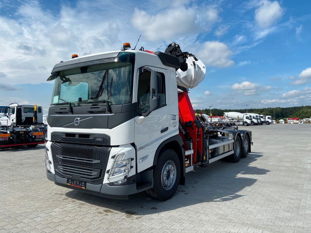 Volvo FM 460 Abrollkipper PALFINGER - EPSILON - 후크 리프트 트럭, 크레인 트럭 : 사진 2 Volvo FM 460 Abrollkipper PALFINGER - EPSILON - 후크 리프트 트럭, 크레인 트럭 : 사진 2