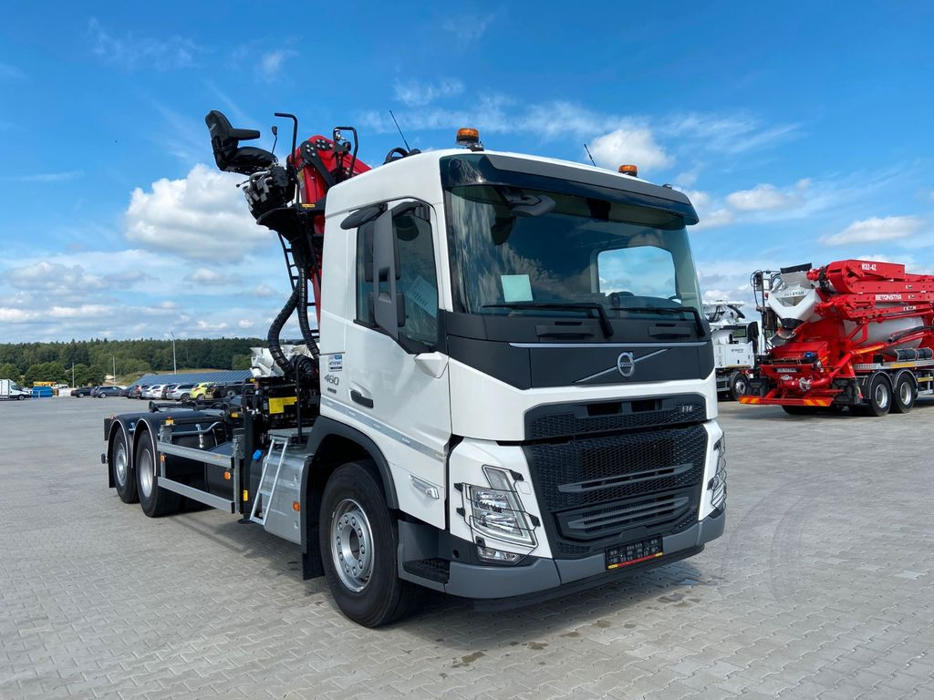 Volvo FM 460 Abrollkipper PALFINGER - EPSILON - 후크 리프트 트럭, 크레인 트럭 : 사진 1 Volvo FM 460 Abrollkipper PALFINGER - EPSILON - 후크 리프트 트럭, 크레인 트럭 : 사진 1