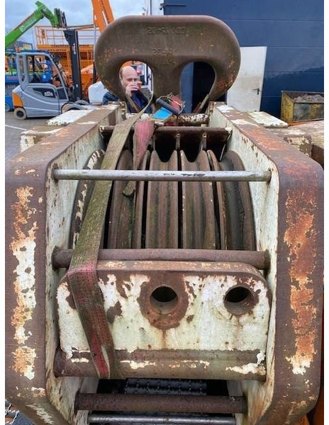 Terex Demag 160t hook block 5-sheave CC2800 / TC2800 - 로더 크레인 건설기계 용 : 사진 2 Terex Demag 160t hook block 5-sheave CC2800 / TC2800 - 로더 크레인 건설기계 용 : 사진 2