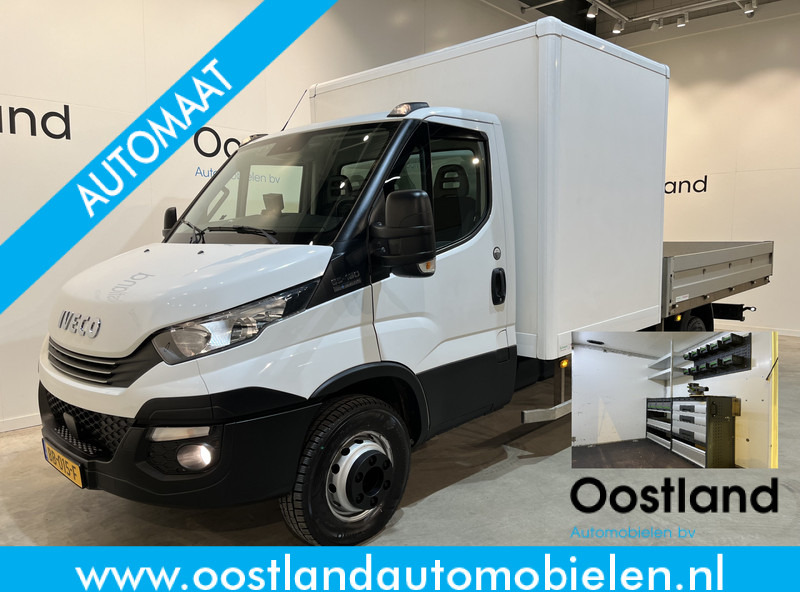 Iveco 65C18 3.0 Automaat Open Laadbak / Mobiele Werkplaats / Bott Inrichting / Euro 6 / Airco / Cruise Control / Trekhaak / Camera / 3-Zits / 55.400 KM !! C-Rijbewijs !! - 플랫베드 밴 : 사진 1 Iveco 65C18 3.0 Automaat Open Laadbak / Mobiele Werkplaats / Bott Inrichting / Euro 6 / Airco / Cruise Control / Trekhaak / Camera / 3-Zits / 55.400 KM !! C-Rijbewijs !! - 플랫베드 밴 : 사진 1