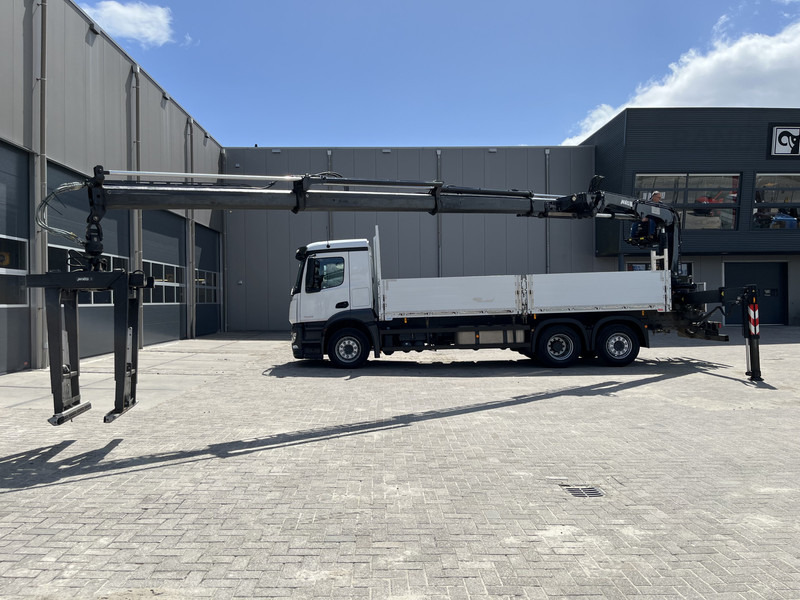 Mercedes-Benz ANTOS 2546 6X2 Bouwstoffenauto / Open laadbak vv KRAAN MKG HLK 221-3 met Palletklem - 드롭사이드/ 플랫베드 트럭, 크레인 트럭 : 사진 2 Mercedes-Benz ANTOS 2546 6X2 Bouwstoffenauto / Open laadbak vv KRAAN MKG HLK 221-3 met Palletklem - 드롭사이드/ 플랫베드 트럭, 크레인 트럭 : 사진 2