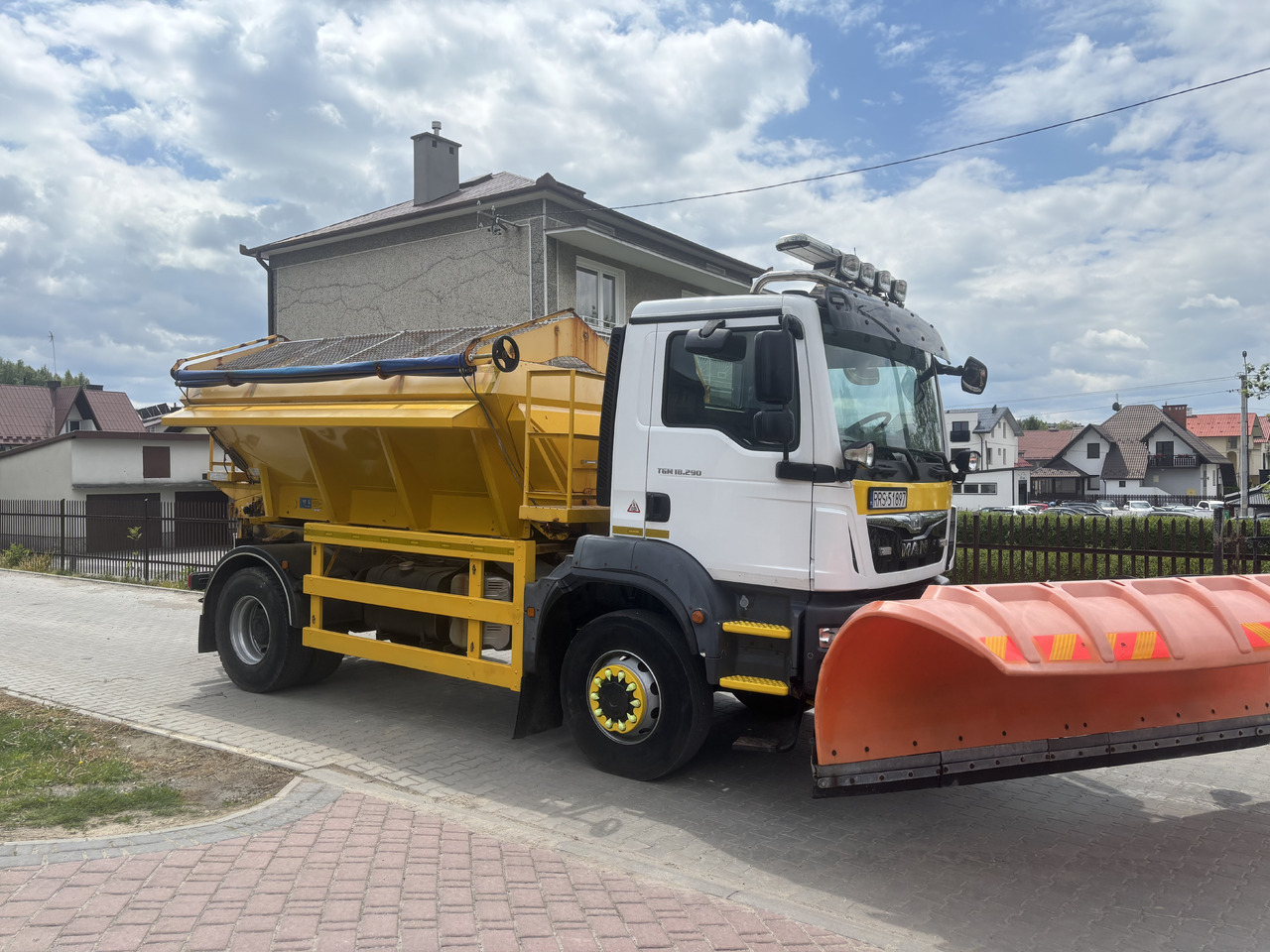 MAN TGM 18.290 4X4BB GRITTER/SPREADER PLOUGH ECON - 제설차량 : 사진 3 MAN TGM 18.290 4X4BB GRITTER/SPREADER PLOUGH ECON - 제설차량 : 사진 3
