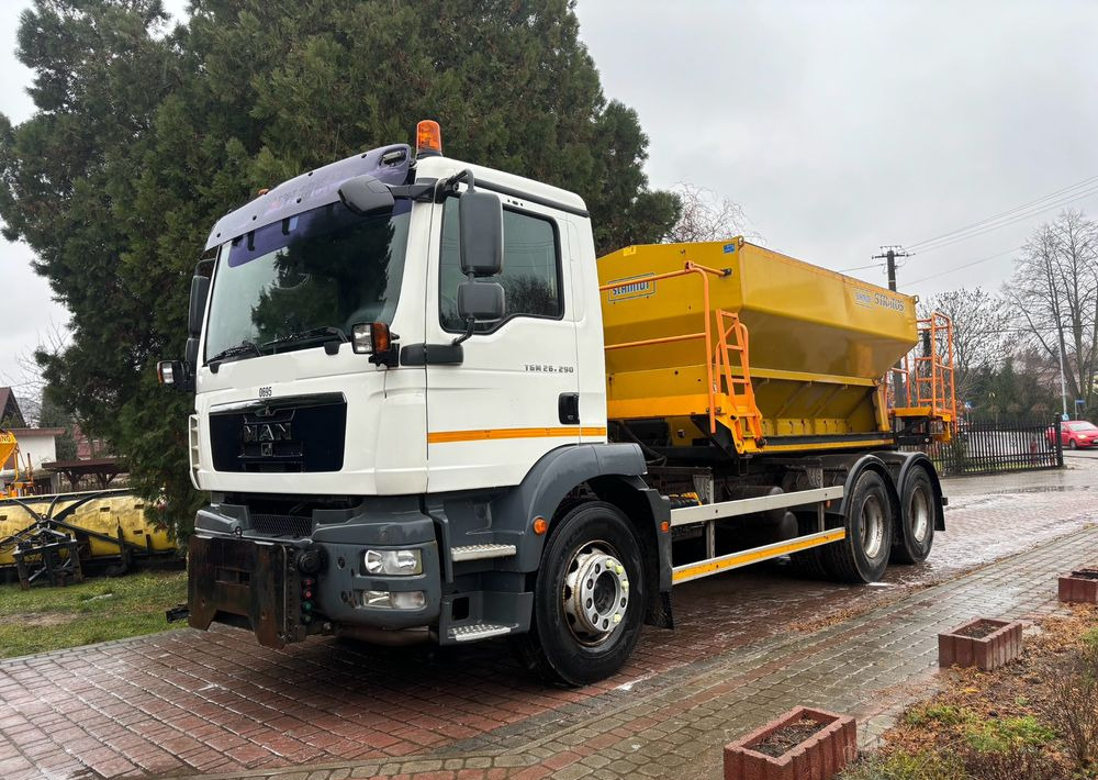MAN TGM 26.290 6X4 SCHMIDT STARTOS II PIASKARKA PŁUG - 지자체/ 특수 차량, 트럭 : 사진 1 MAN TGM 26.290 6X4 SCHMIDT STARTOS II PIASKARKA PŁUG - 지자체/ 특수 차량, 트럭 : 사진 1