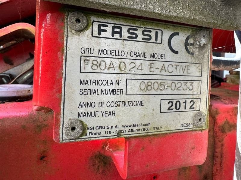 Iveco Eurocargo 120 EL 210hp / Fassi 80A Year 2012 + Tip - 크레인 트럭 : 사진 4 Iveco Eurocargo 120 EL 210hp / Fassi 80A Year 2012 + Tip - 크레인 트럭 : 사진 4