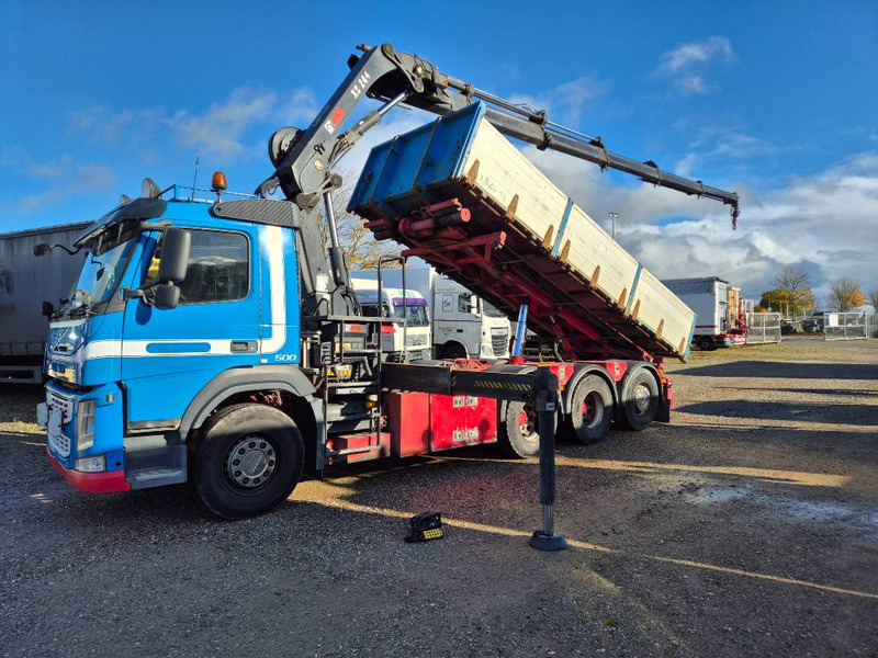 Volvo FM 500 8x4/4 // HIAB 244 EP-5 HIPRO // 3 way tip - 크레인 트럭 : 사진 1 Volvo FM 500 8x4/4 // HIAB 244 EP-5 HIPRO // 3 way tip - 크레인 트럭 : 사진 1
