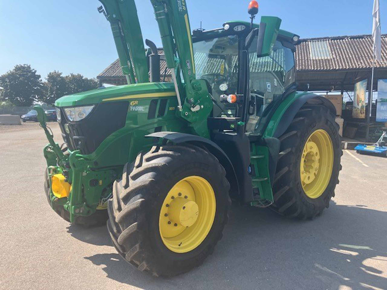 John Deere 6R 185 - 장궤형 트랙터 : 사진 1 John Deere 6R 185 - 장궤형 트랙터 : 사진 1