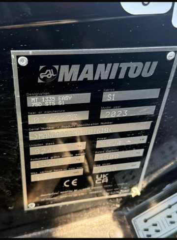 MANITOU MT1335 - 텔레스코픽 핸들러 : 사진 5 MANITOU MT1335 - 텔레스코픽 핸들러 : 사진 5