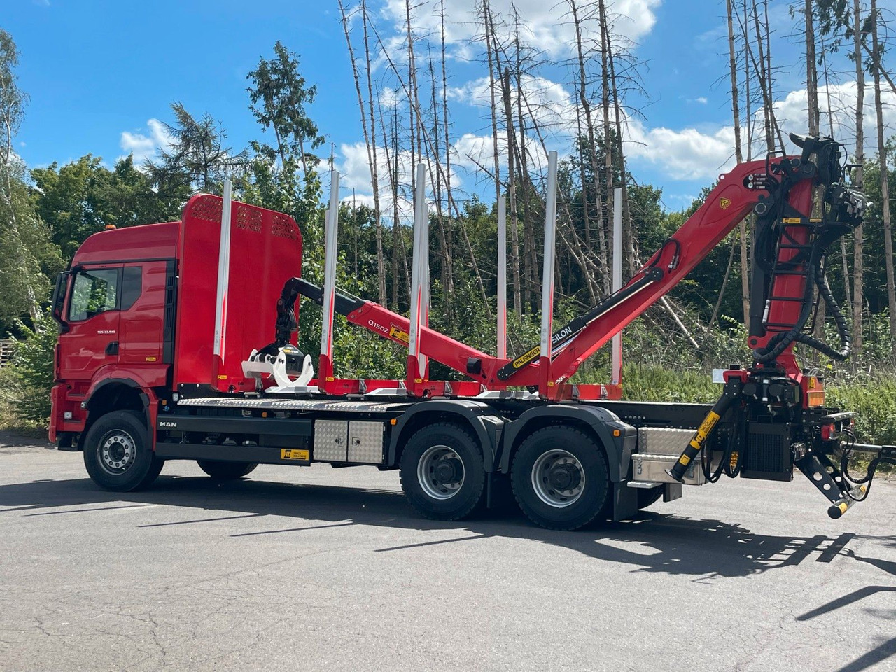 목재 트럭, 크레인 트럭 MAN TGS 33.510 6X4 BL Euro6e  EPSILON 170Z : 사진 7