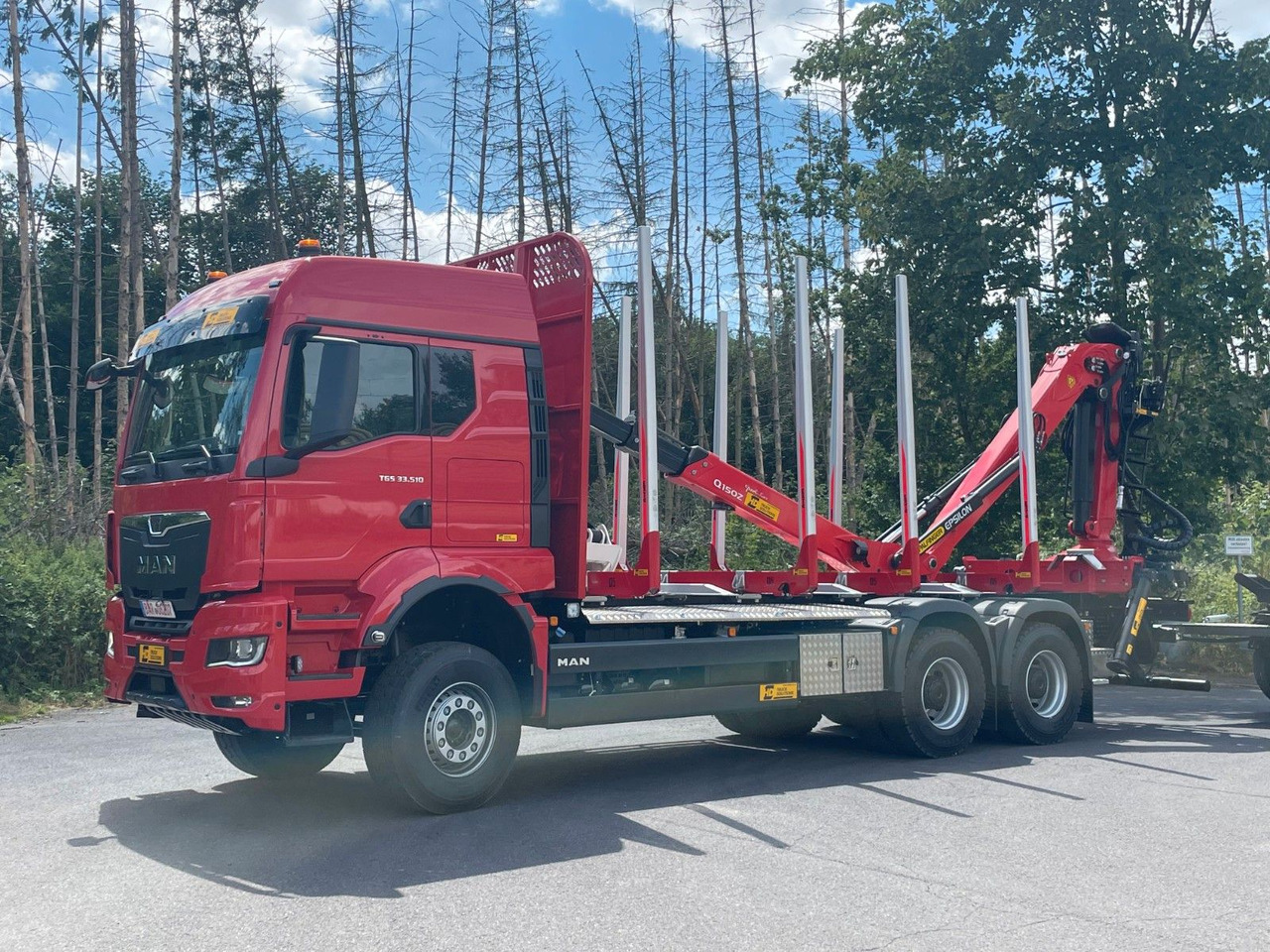 MAN TGS 33.510 6X4 BL Euro6e EPSILON 170Z - 목재 트럭, 크레인 트럭 : 사진 4 MAN TGS 33.510 6X4 BL Euro6e EPSILON 170Z - 목재 트럭, 크레인 트럭 : 사진 4