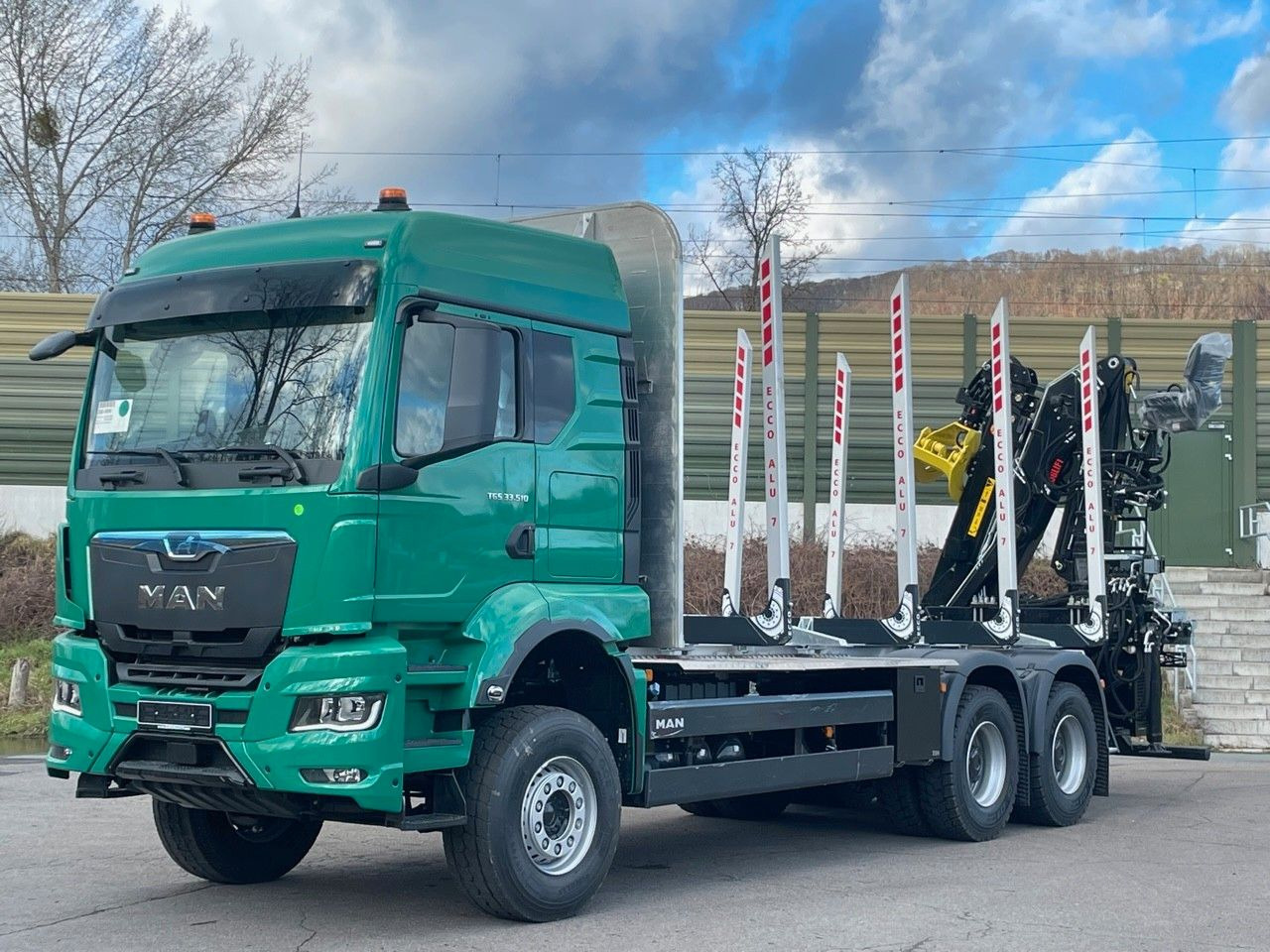 MAN TGS 33.510 6X4 BL Euro6e LogLift 165Z - 목재 트럭, 크레인 트럭 : 사진 2 MAN TGS 33.510 6X4 BL Euro6e LogLift 165Z - 목재 트럭, 크레인 트럭 : 사진 2