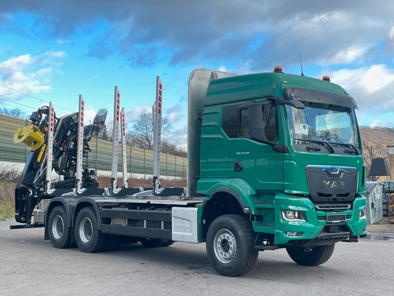 MAN TGS 33.510 6X4 BL Euro6e LogLift 165Z - 목재 트럭, 크레인 트럭 : 사진 1 MAN TGS 33.510 6X4 BL Euro6e LogLift 165Z - 목재 트럭, 크레인 트럭 : 사진 1