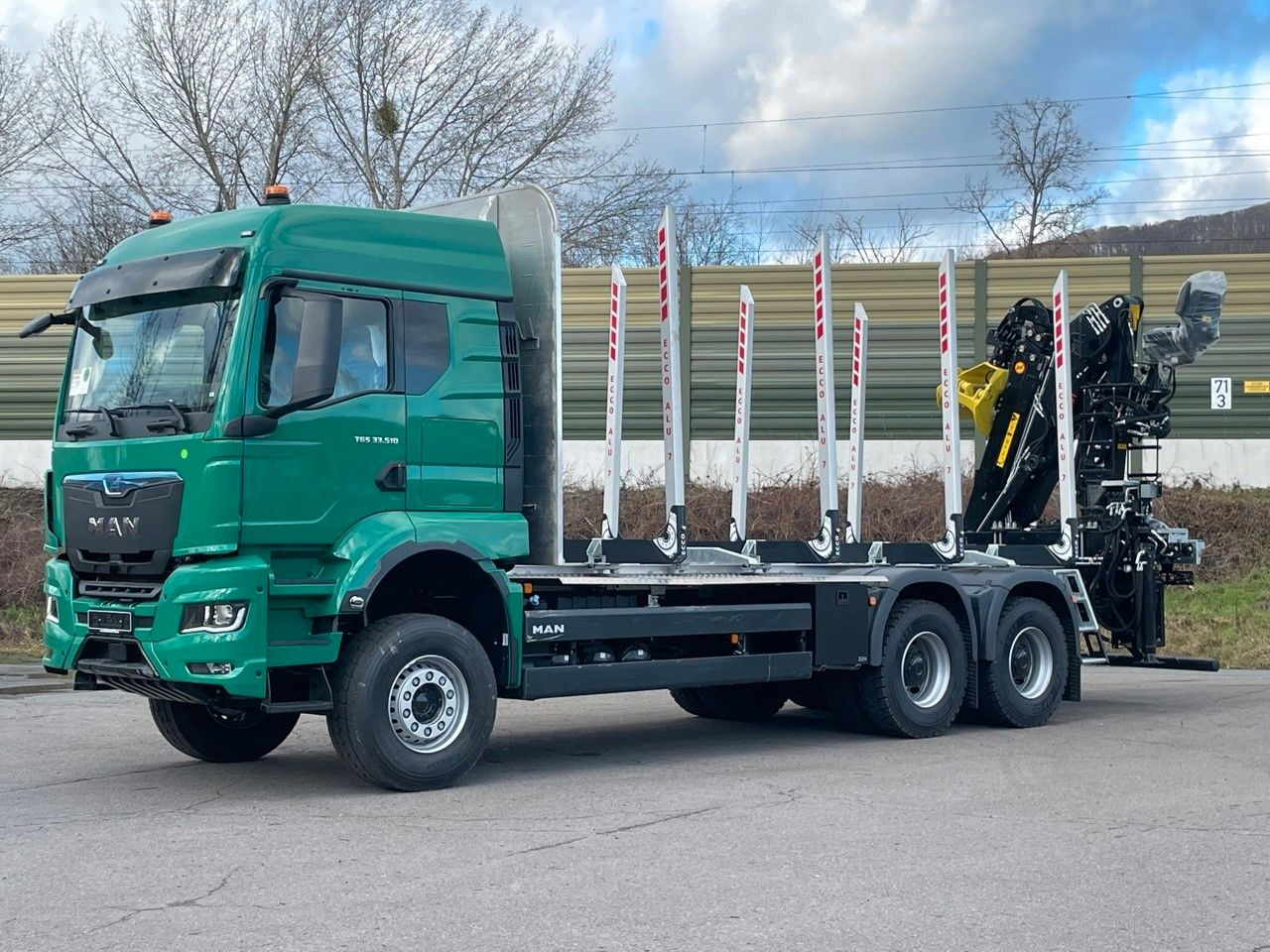 MAN TGS 33.510 6X4 BL Euro6e LogLift 165Z - 목재 트럭, 크레인 트럭 : 사진 3 MAN TGS 33.510 6X4 BL Euro6e LogLift 165Z - 목재 트럭, 크레인 트럭 : 사진 3