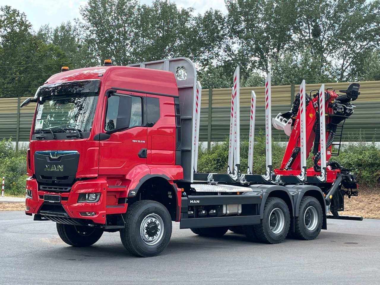 MAN TGS 33.520 6X6 Euro6e Radstand 3900mm EPSILON - 목재 트럭, 크레인 트럭 : 사진 2 MAN TGS 33.520 6X6 Euro6e Radstand 3900mm EPSILON - 목재 트럭, 크레인 트럭 : 사진 2