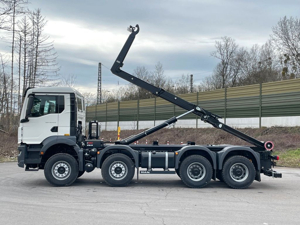 MAN TGS 35.480 8x4 Euro6e Hiab MultLift Abrollkipper - 후크 리프트 트럭, 크레인 트럭 : 사진 4 MAN TGS 35.480 8x4 Euro6e Hiab MultLift Abrollkipper - 후크 리프트 트럭, 크레인 트럭 : 사진 4