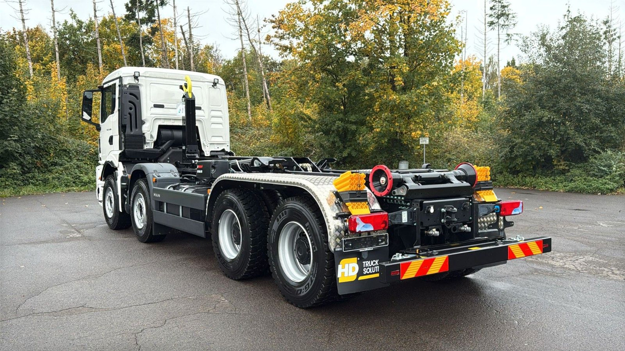 MAN TGS 35.480 8x4 Euro6e Hiab MultLift Abrollkipper - 후크 리프트 트럭, 크레인 트럭 : 사진 3 MAN TGS 35.480 8x4 Euro6e Hiab MultLift Abrollkipper - 후크 리프트 트럭, 크레인 트럭 : 사진 3