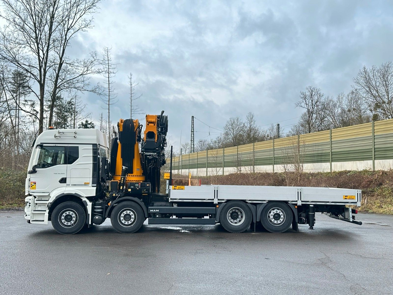 MAN TGS 35.520 8X2 Hiab EFFER 955-8s +Jib 6s - 드롭사이드/ 플랫베드 트럭, 크레인 트럭 : 사진 5 MAN TGS 35.520 8X2 Hiab EFFER 955-8s +Jib 6s - 드롭사이드/ 플랫베드 트럭, 크레인 트럭 : 사진 5