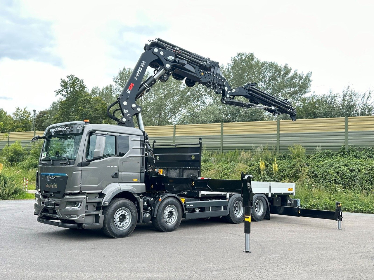 MAN TGS 35.520 8x4 BL HIAB X-HiPro858E-8 & Jib150x-6 - 크레인 트럭 : 사진 1 MAN TGS 35.520 8x4 BL HIAB X-HiPro858E-8 & Jib150x-6 - 크레인 트럭 : 사진 1