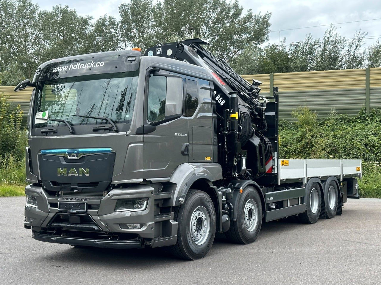 MAN TGS 35.520 8x4 BL HIAB X-HiPro858E-8 & Jib150x-6 - 크레인 트럭 : 사진 3 MAN TGS 35.520 8x4 BL HIAB X-HiPro858E-8 & Jib150x-6 - 크레인 트럭 : 사진 3