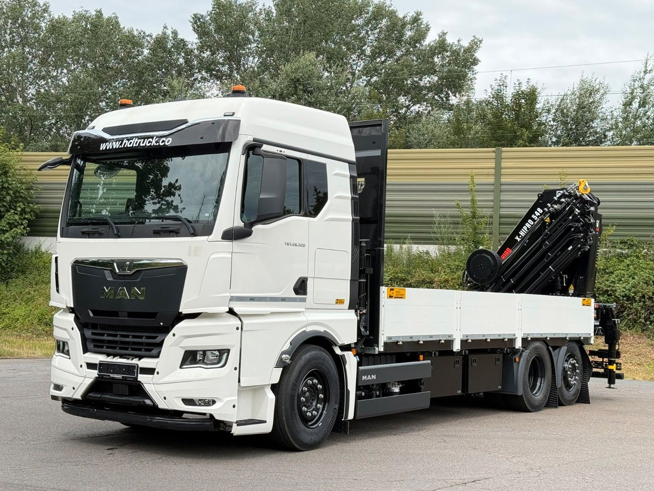MAN TGX 26.520 TG3 Retarder / 6X2 Hiab 548 E 8 - 크레인 트럭 : 사진 1 MAN TGX 26.520 TG3 Retarder / 6X2 Hiab 548 E 8 - 크레인 트럭 : 사진 1