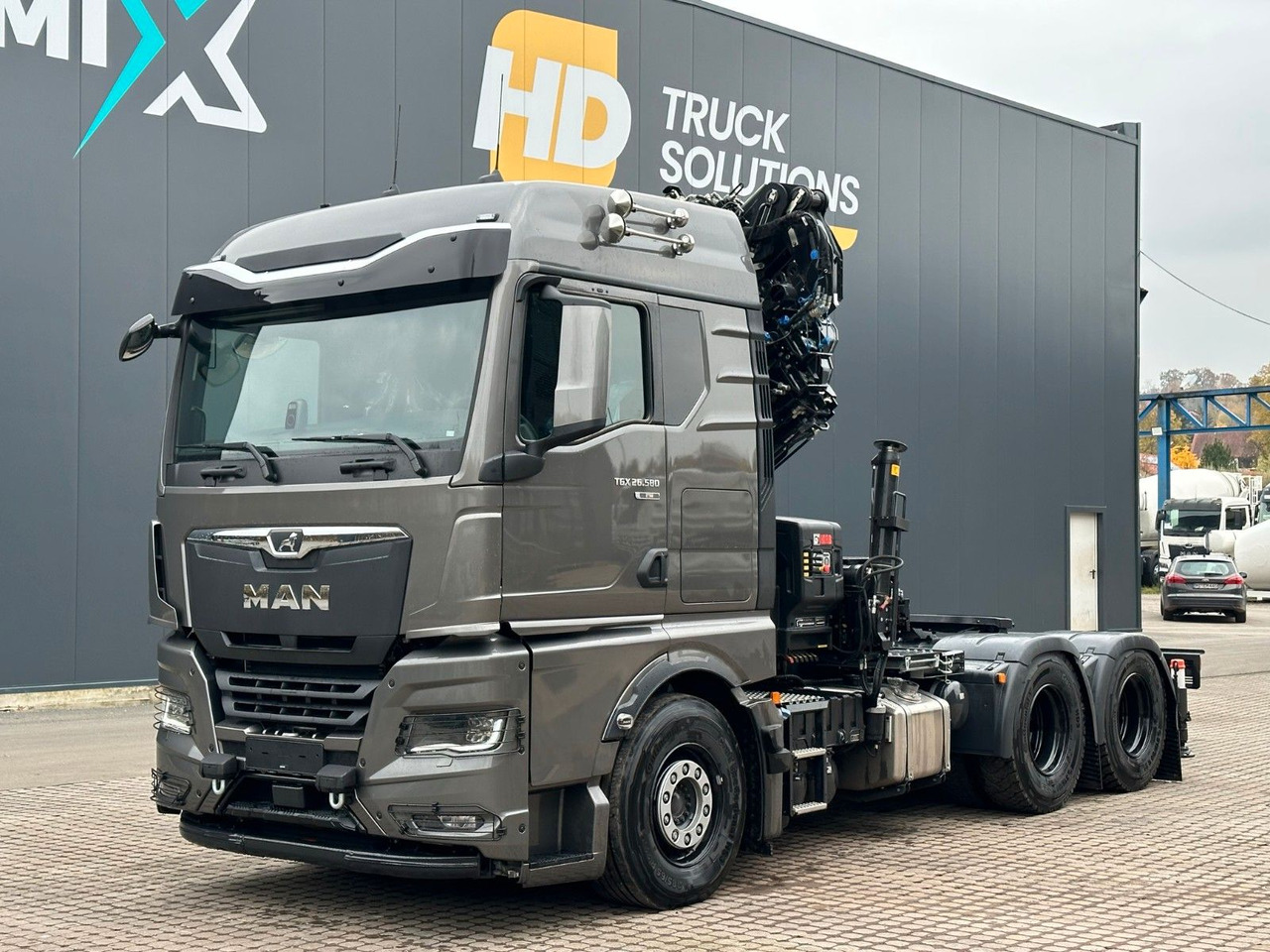 MAN TGX 26.580 6x4 Kran Hiab 302-6 + Jib-4 - 트랙터 유닛 : 사진 2 MAN TGX 26.580 6x4 Kran Hiab 302-6 + Jib-4 - 트랙터 유닛 : 사진 2