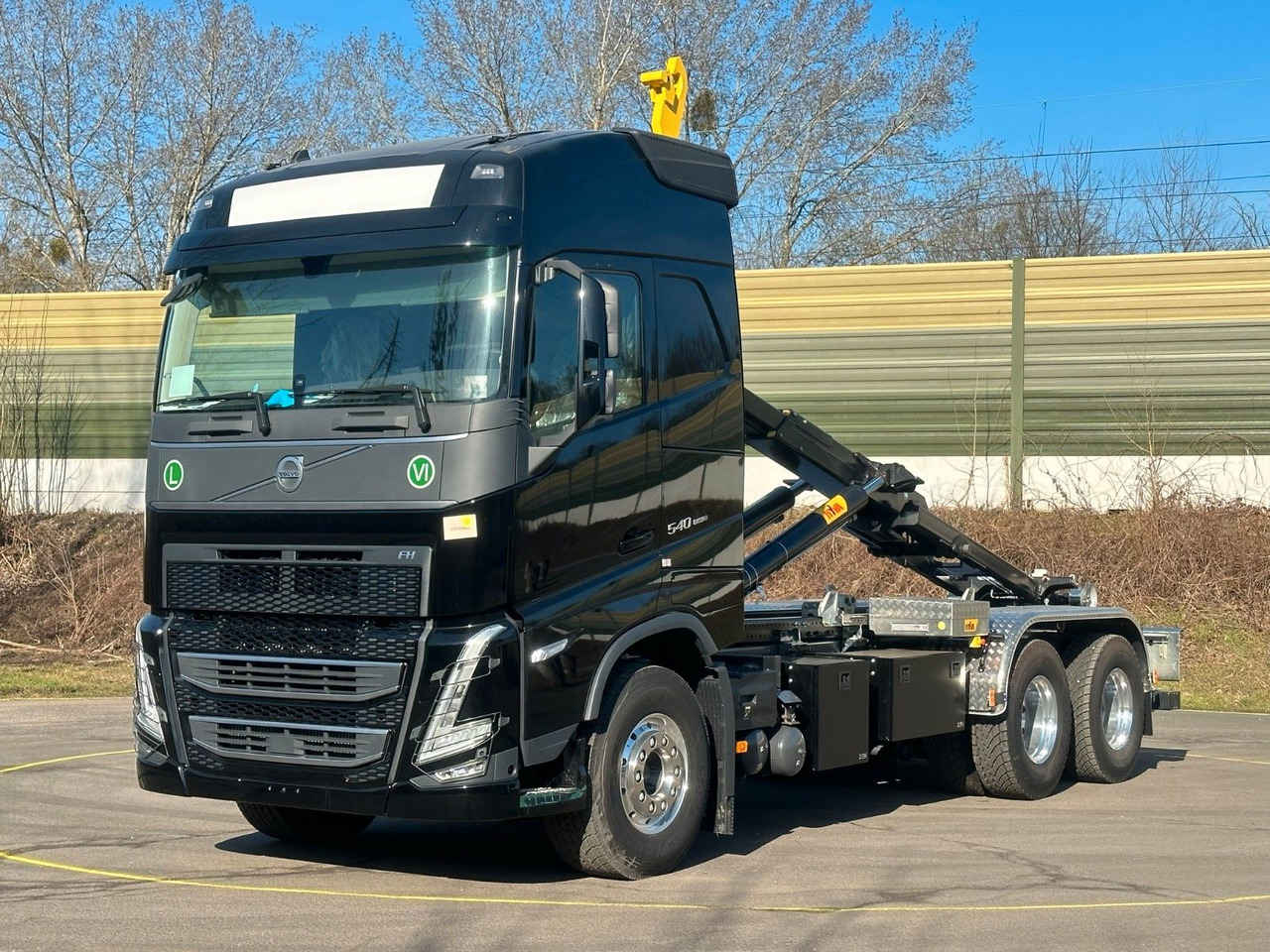 Volvo FH 540 6x4 Abrollkipper Hyva 20-60 - 후크 리프트 트럭, 크레인 트럭 : 사진 2 Volvo FH 540 6x4 Abrollkipper Hyva 20-60 - 후크 리프트 트럭, 크레인 트럭 : 사진 2