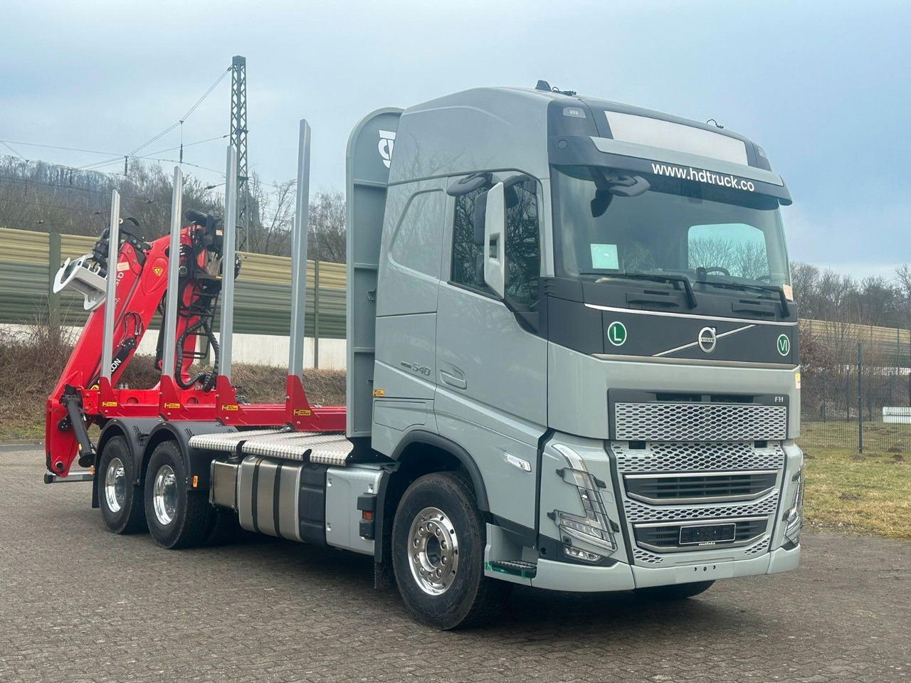 Volvo FH 540 6x4 Epsilon 150 Z - 목재 트럭, 크레인 트럭 : 사진 1 Volvo FH 540 6x4 Epsilon 150 Z - 목재 트럭, 크레인 트럭 : 사진 1