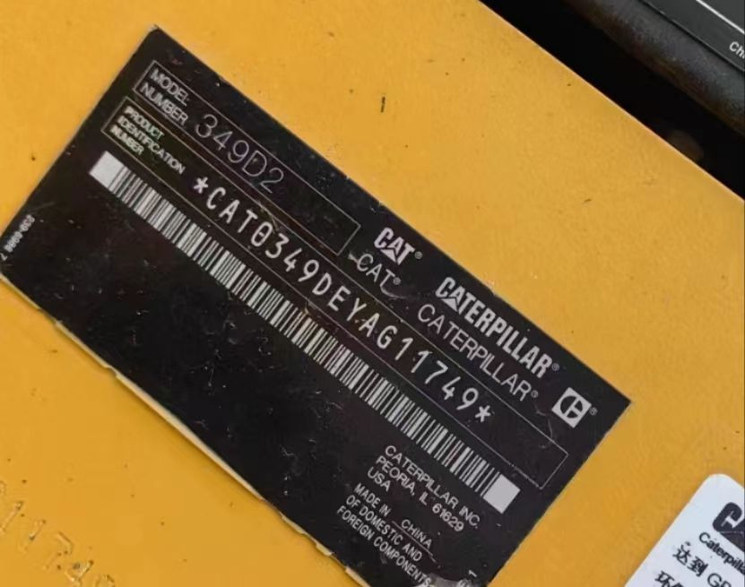 CAT 349 D 2 - 크롤러 굴삭기 : 사진 2 CAT 349 D 2 - 크롤러 굴삭기 : 사진 2