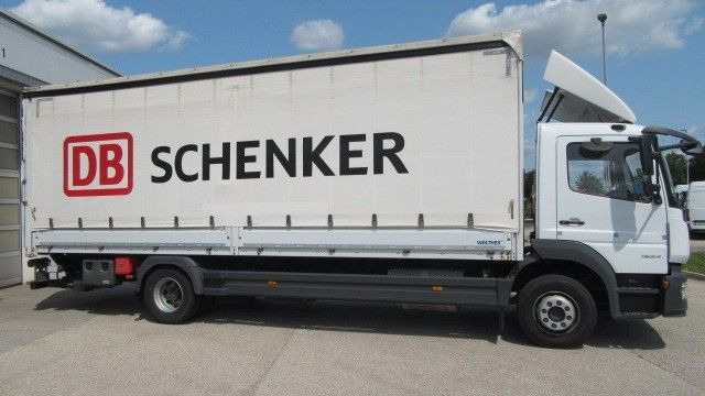 Mercedes-Benz 1524L Pr.LBW, Klima, Sperre, 7,7m, Schiebepl. - 커튼사이더 트럭 : 사진 4 Mercedes-Benz 1524L Pr.LBW, Klima, Sperre, 7,7m, Schiebepl. - 커튼사이더 트럭 : 사진 4