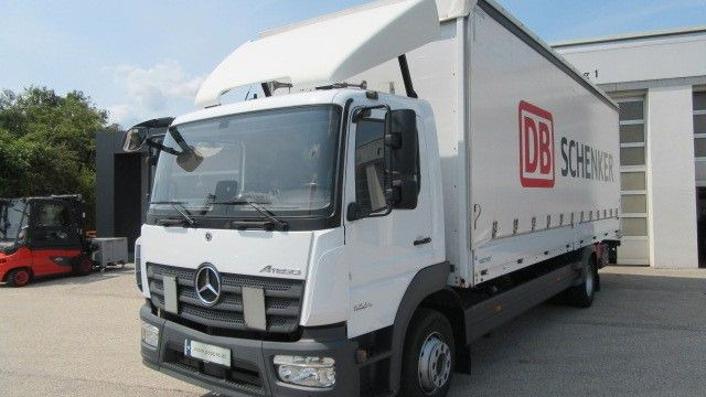 Mercedes-Benz 1524L Pr.LBW, Klima, Sperre, 7,7m, Schiebepl. - 커튼사이더 트럭 : 사진 1 Mercedes-Benz 1524L Pr.LBW, Klima, Sperre, 7,7m, Schiebepl. - 커튼사이더 트럭 : 사진 1