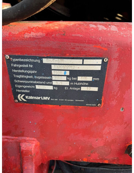 Kalmar DB7 - 600 - 지게차 : 사진 2 Kalmar DB7 - 600 - 지게차 : 사진 2