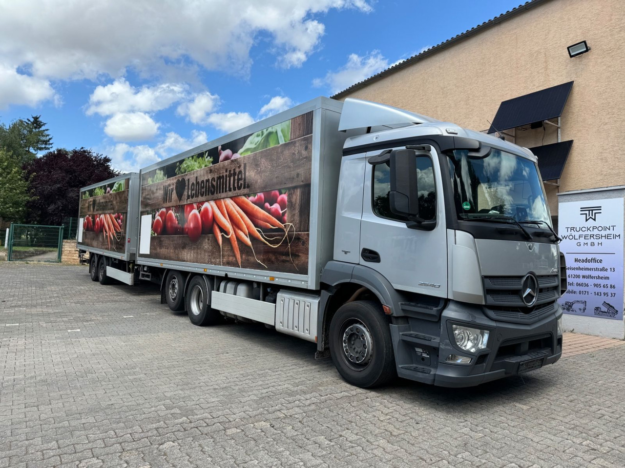 Mercedes-Benz Antos 2540/Durchladbar/Frigoblock/2x LBW/kpl.Zug - 냉동탑차 : 사진 1 Mercedes-Benz Antos 2540/Durchladbar/Frigoblock/2x LBW/kpl.Zug - 냉동탑차 : 사진 1