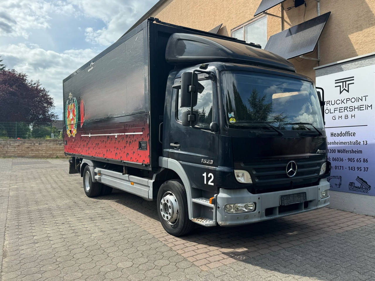 Mercedes-Benz Atego1523/LBW/AHK/Klima/Standh./aus.1Hand - 음료 트럭 : 사진 1 Mercedes-Benz Atego1523/LBW/AHK/Klima/Standh./aus.1Hand - 음료 트럭 : 사진 1