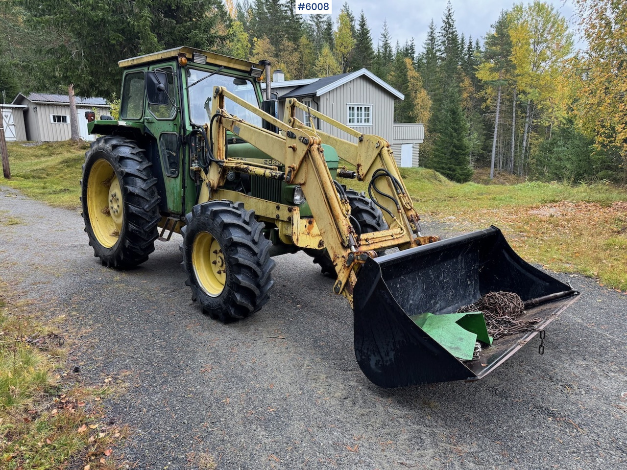 1977 John Deere 2030 w/ front loader, bucket and chains. - 장궤형 트랙터 : 사진 4 1977 John Deere 2030 w/ front loader, bucket and chains. - 장궤형 트랙터 : 사진 4