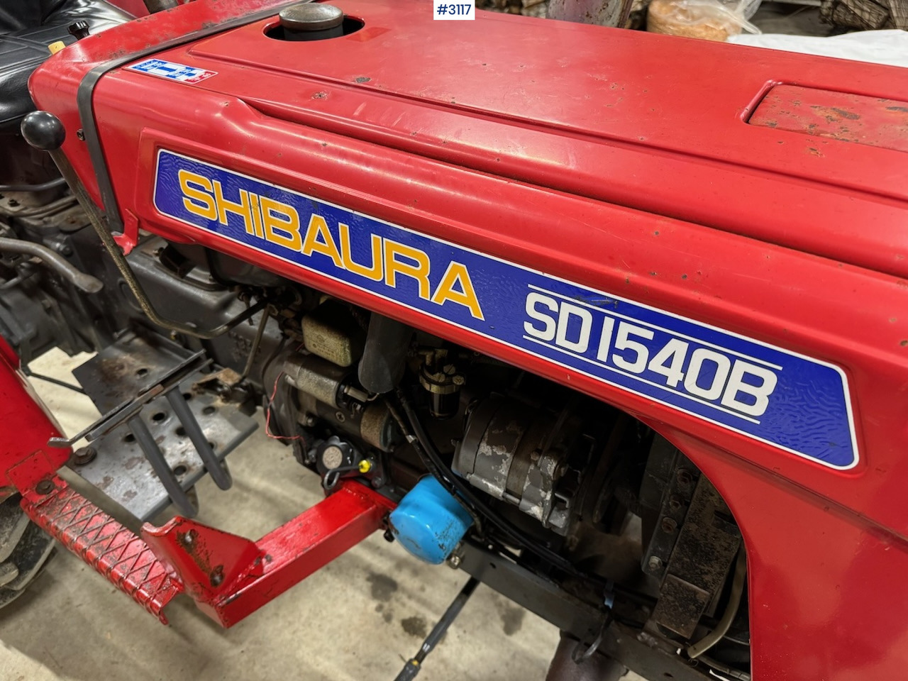 1980 Shibaura SD 1540 B - 장궤형 트랙터 : 사진 3 1980 Shibaura SD 1540 B - 장궤형 트랙터 : 사진 3