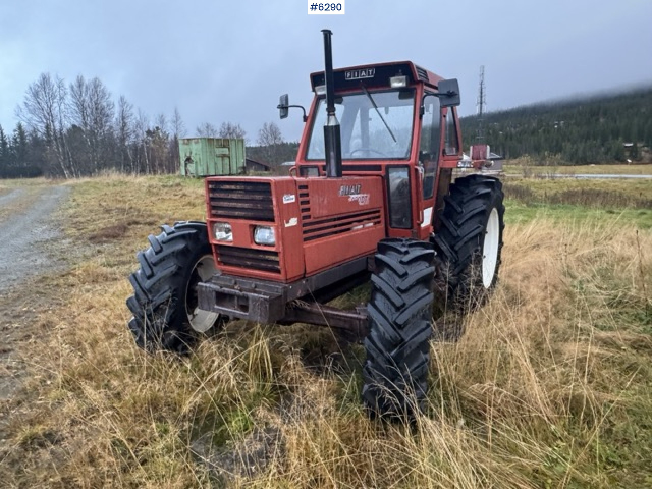 장궤형 트랙터 1983 Fiat 980DT 4x4. Repair Object : 사진 6