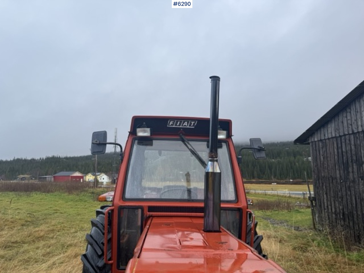 장궤형 트랙터 1983 Fiat 980DT 4x4. Repair Object : 사진 9